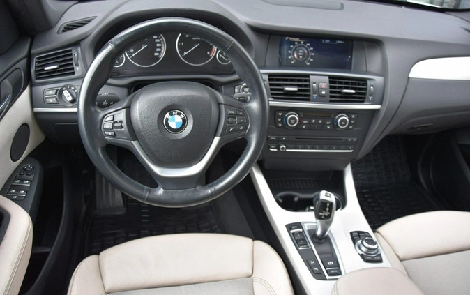 BMW X3 cena 72900 przebieg: 125700, rok produkcji 2013 z Łódź małe 301